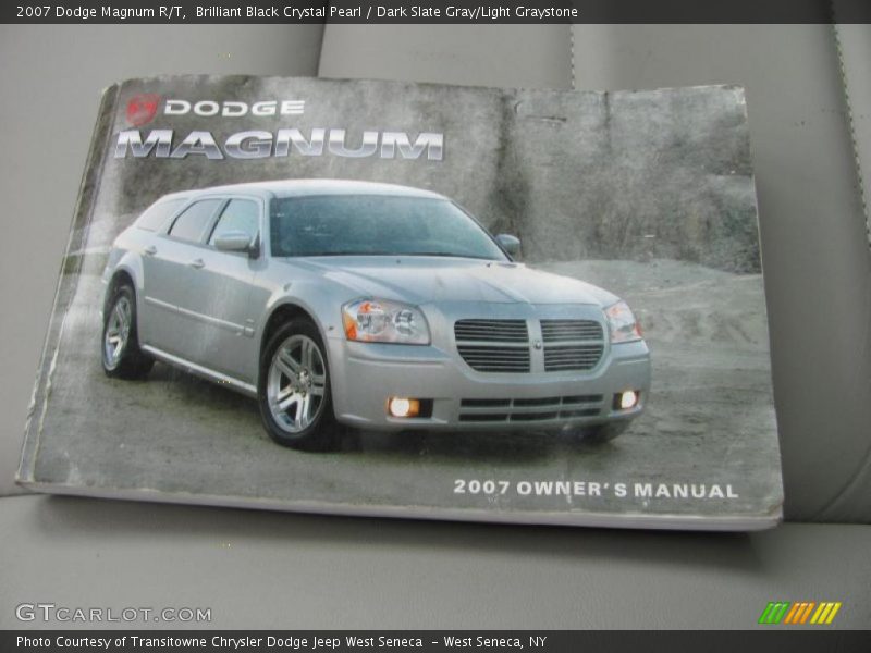 Brilliant Black Crystal Pearl / Dark Slate Gray/Light Graystone 2007 Dodge Magnum R/T