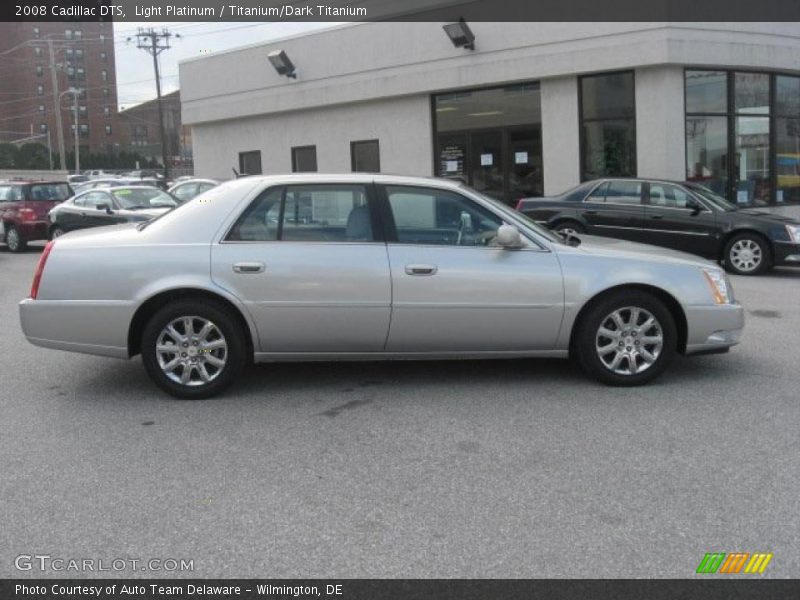 Light Platinum / Titanium/Dark Titanium 2008 Cadillac DTS