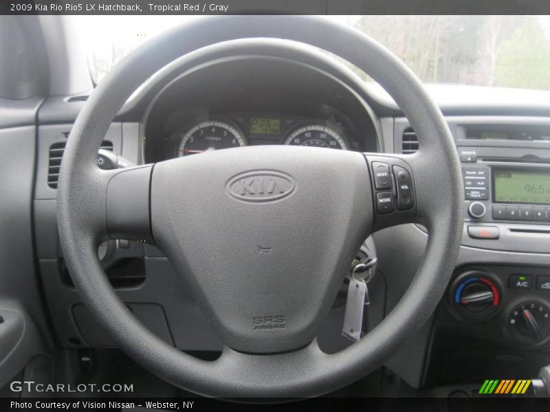 Tropical Red / Gray 2009 Kia Rio Rio5 LX Hatchback