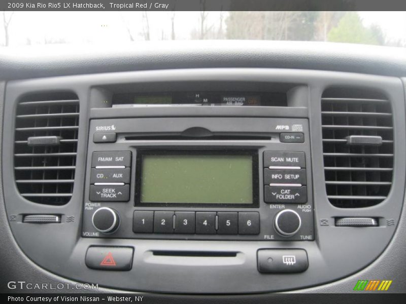 Tropical Red / Gray 2009 Kia Rio Rio5 LX Hatchback