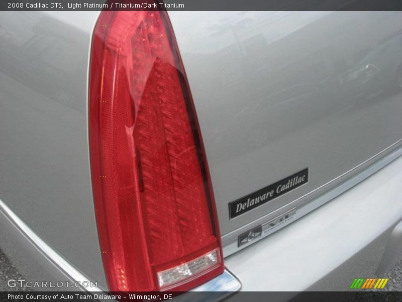Light Platinum / Titanium/Dark Titanium 2008 Cadillac DTS