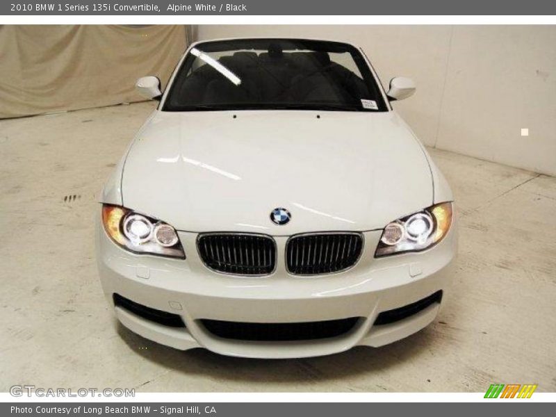 Alpine White / Black 2010 BMW 1 Series 135i Convertible
