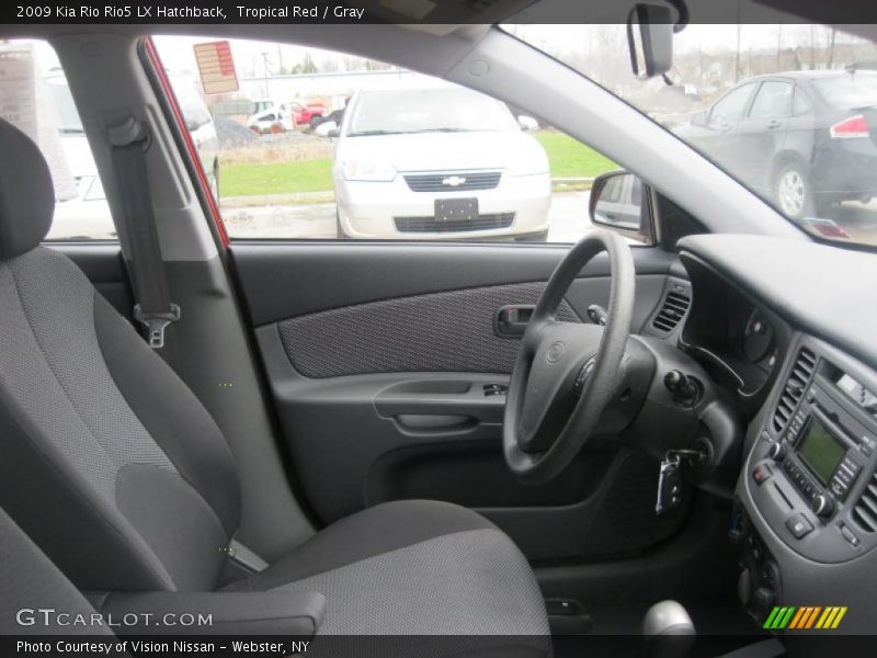 Tropical Red / Gray 2009 Kia Rio Rio5 LX Hatchback