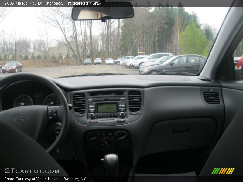 Tropical Red / Gray 2009 Kia Rio Rio5 LX Hatchback