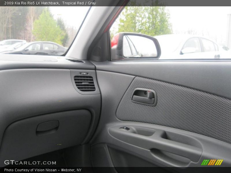 Tropical Red / Gray 2009 Kia Rio Rio5 LX Hatchback