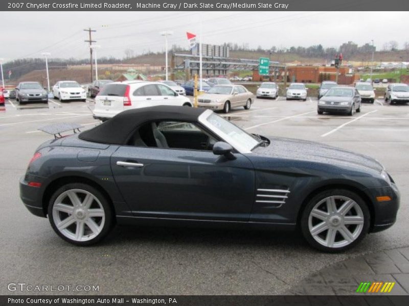 Machine Gray / Dark Slate Gray/Medium Slate Gray 2007 Chrysler Crossfire Limited Roadster