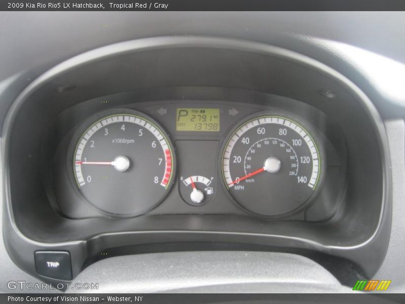  2009 Rio Rio5 LX Hatchback Rio5 LX Hatchback Gauges