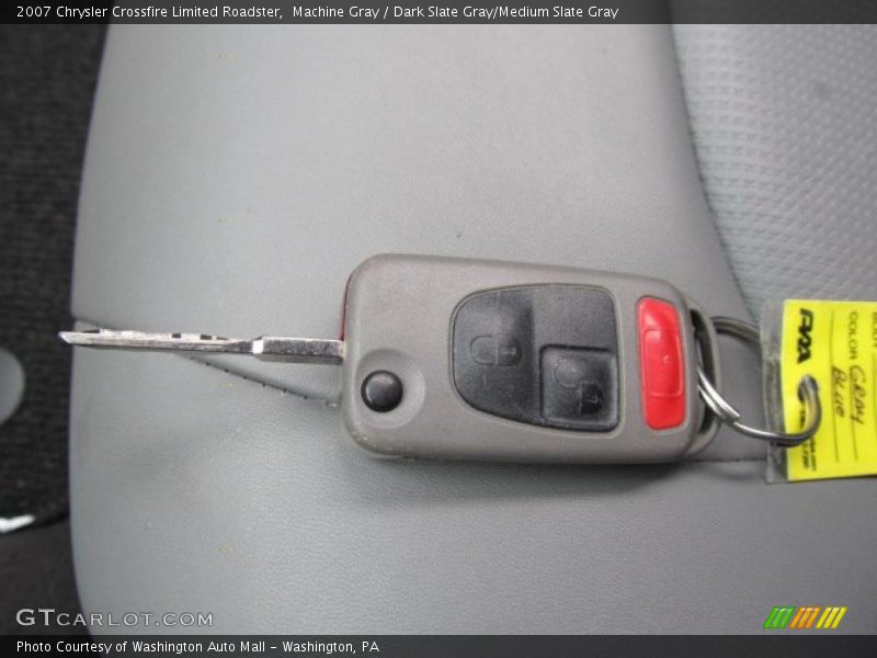 Machine Gray / Dark Slate Gray/Medium Slate Gray 2007 Chrysler Crossfire Limited Roadster