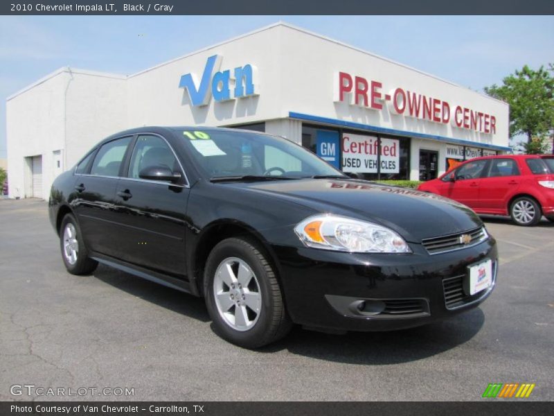 Black / Gray 2010 Chevrolet Impala LT