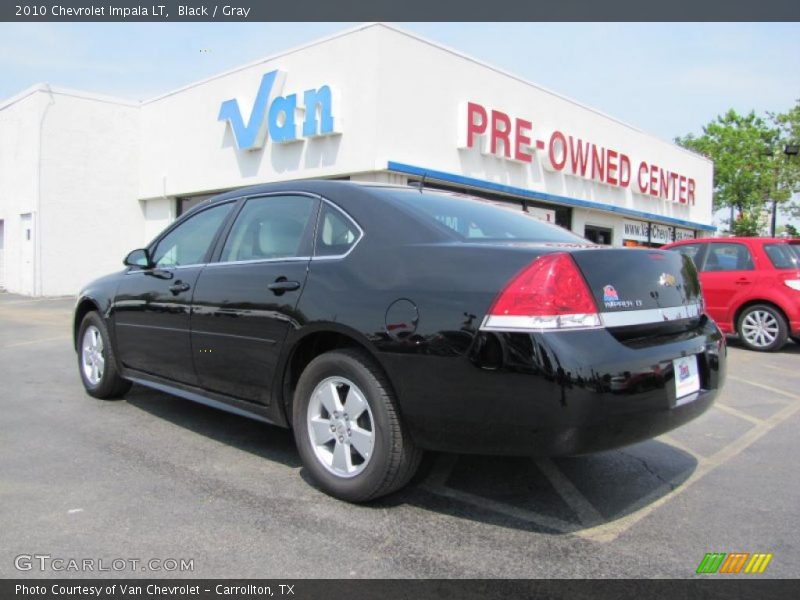 Black / Gray 2010 Chevrolet Impala LT
