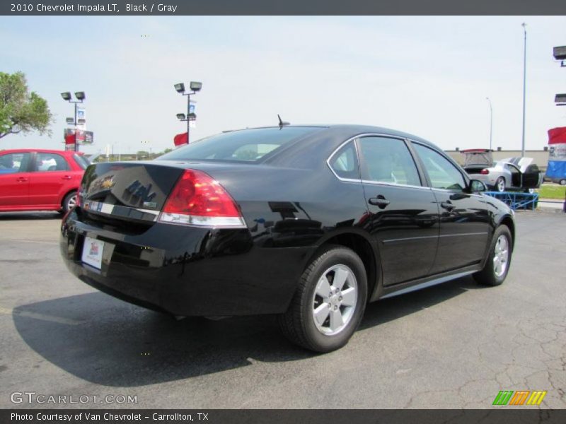 Black / Gray 2010 Chevrolet Impala LT