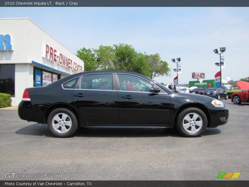 Black / Gray 2010 Chevrolet Impala LT