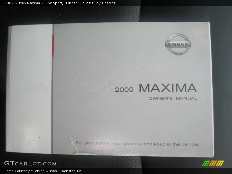 Tuscan Sun Metallic / Charcoal 2009 Nissan Maxima 3.5 SV Sport