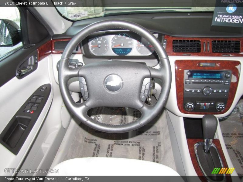 Black / Gray 2010 Chevrolet Impala LT