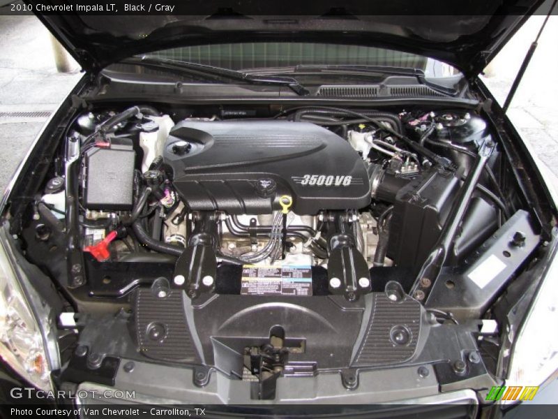 Black / Gray 2010 Chevrolet Impala LT