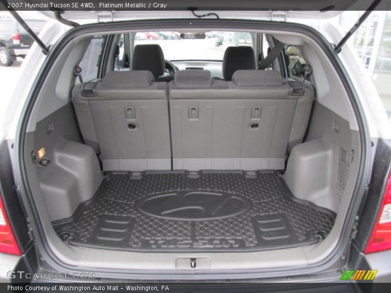 Platinum Metallic / Gray 2007 Hyundai Tucson SE 4WD