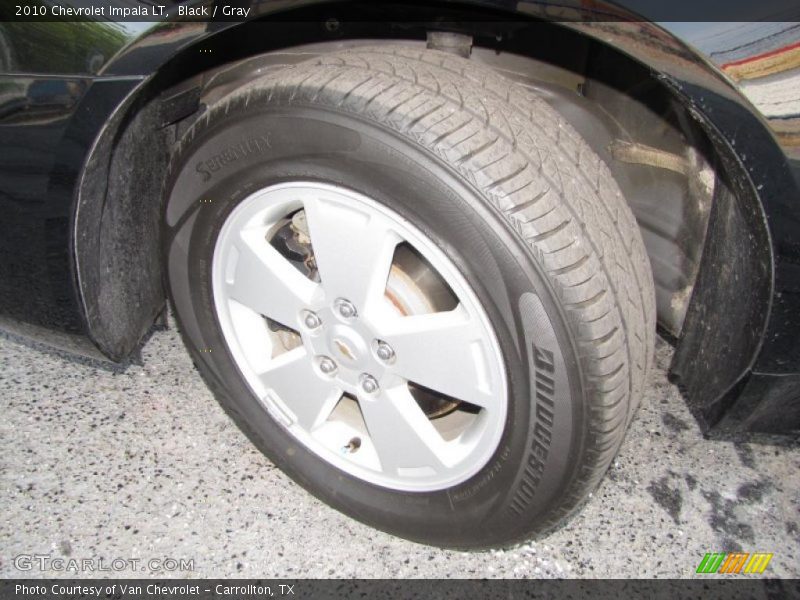Black / Gray 2010 Chevrolet Impala LT