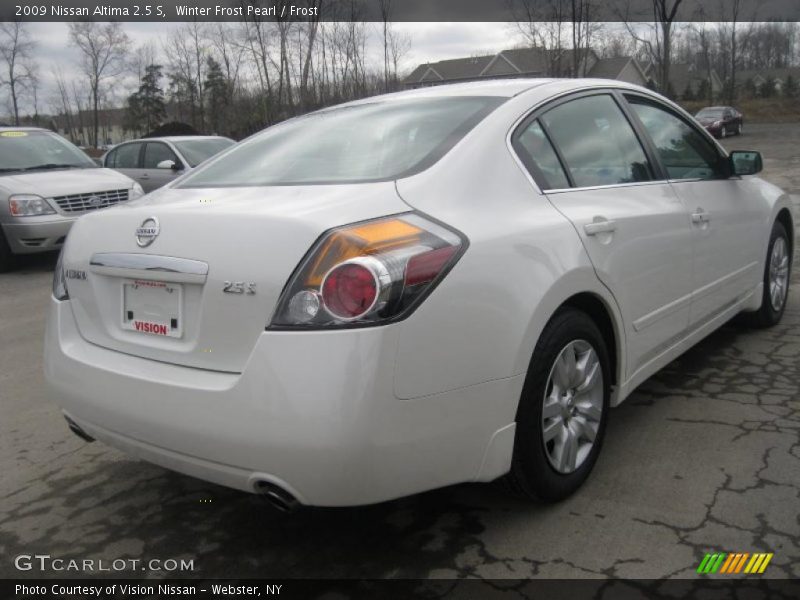 Winter Frost Pearl / Frost 2009 Nissan Altima 2.5 S