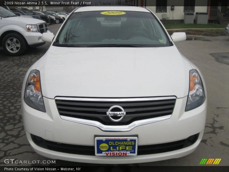 Winter Frost Pearl / Frost 2009 Nissan Altima 2.5 S