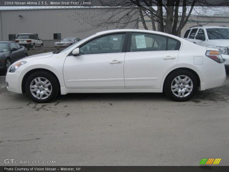 Winter Frost Pearl / Frost 2009 Nissan Altima 2.5 S