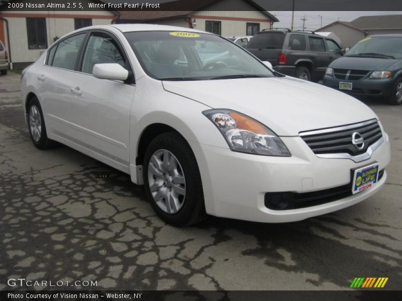 Winter Frost Pearl / Frost 2009 Nissan Altima 2.5 S