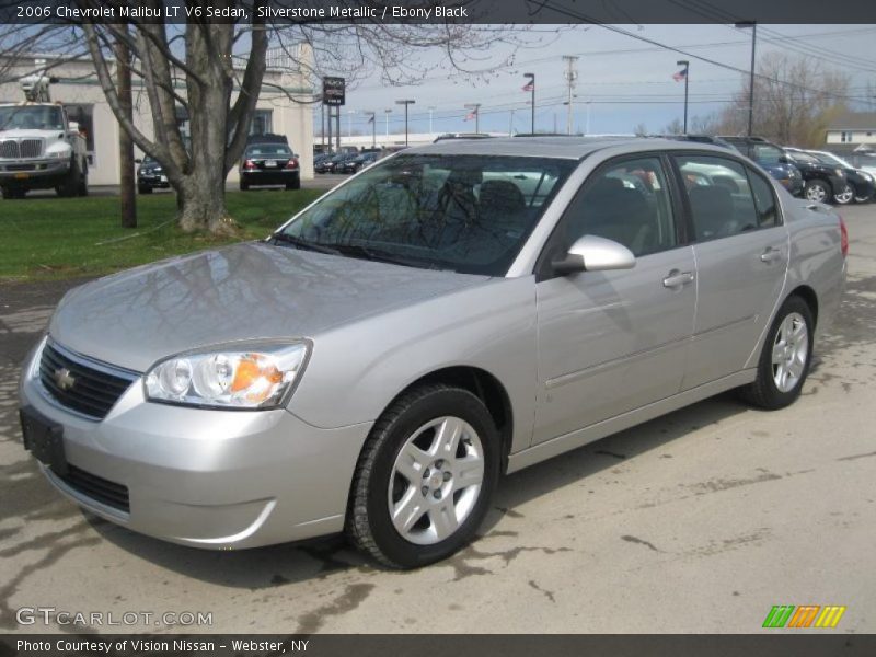 Silverstone Metallic / Ebony Black 2006 Chevrolet Malibu LT V6 Sedan