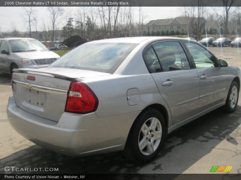 Silverstone Metallic / Ebony Black 2006 Chevrolet Malibu LT V6 Sedan