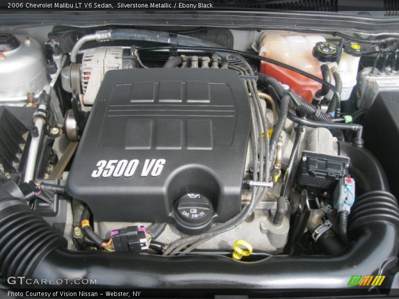 Silverstone Metallic / Ebony Black 2006 Chevrolet Malibu LT V6 Sedan