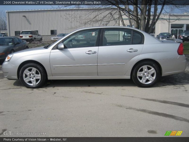Silverstone Metallic / Ebony Black 2006 Chevrolet Malibu LT V6 Sedan