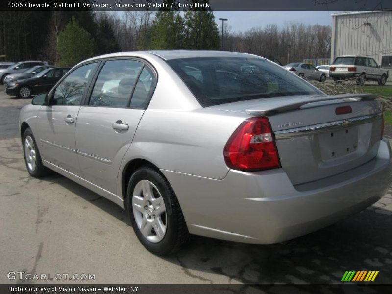 Silverstone Metallic / Ebony Black 2006 Chevrolet Malibu LT V6 Sedan