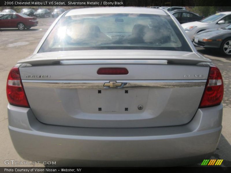 Silverstone Metallic / Ebony Black 2006 Chevrolet Malibu LT V6 Sedan