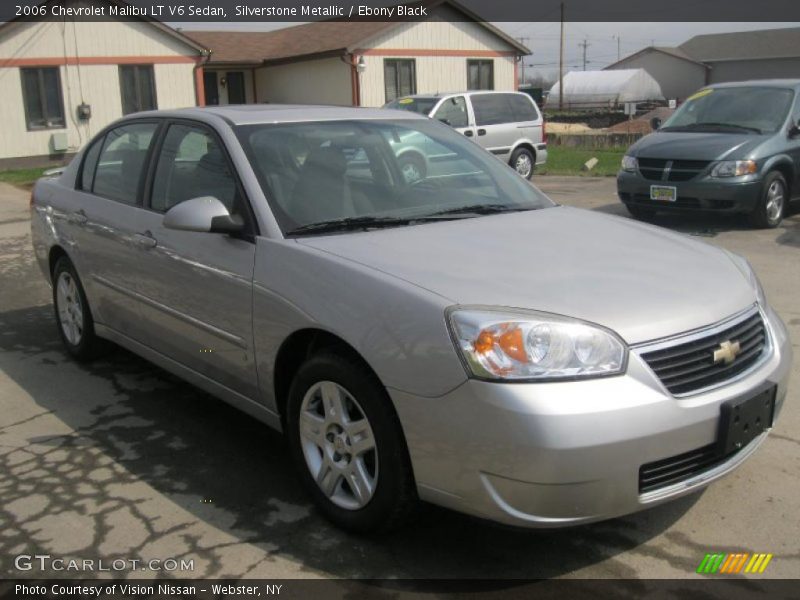 Silverstone Metallic / Ebony Black 2006 Chevrolet Malibu LT V6 Sedan