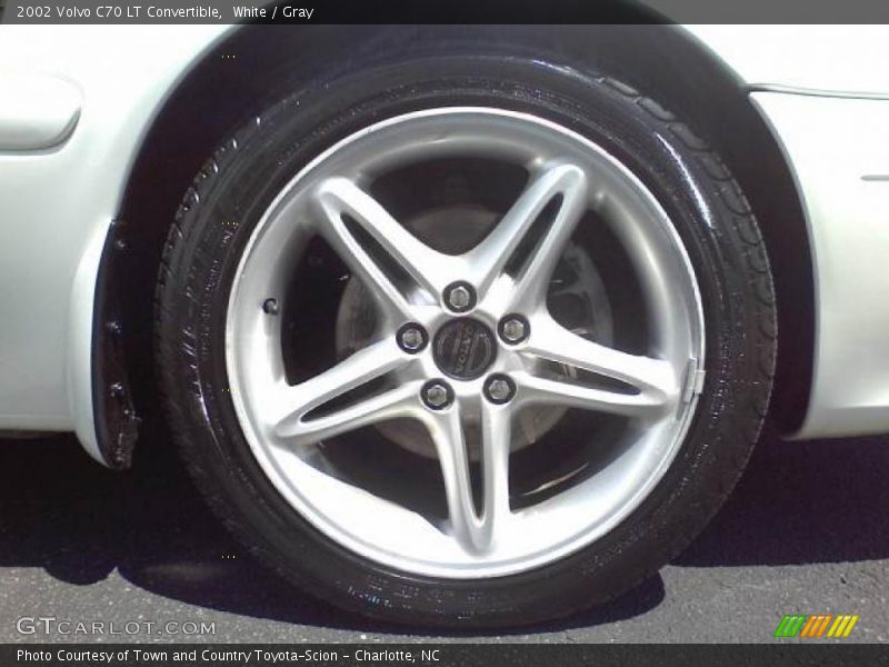 White / Gray 2002 Volvo C70 LT Convertible