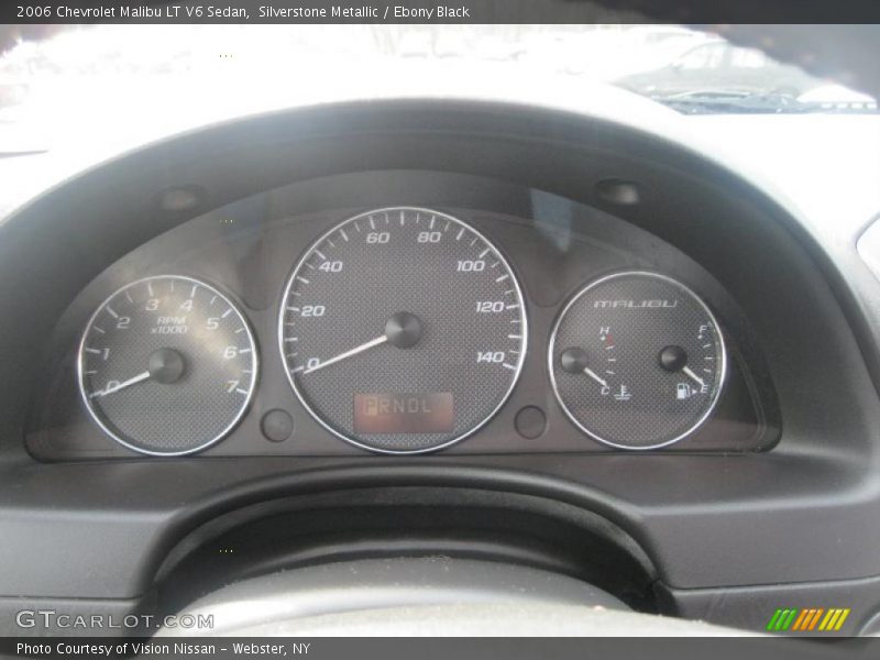 Silverstone Metallic / Ebony Black 2006 Chevrolet Malibu LT V6 Sedan