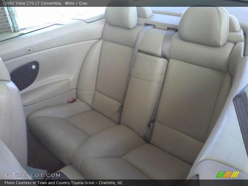 White / Gray 2002 Volvo C70 LT Convertible