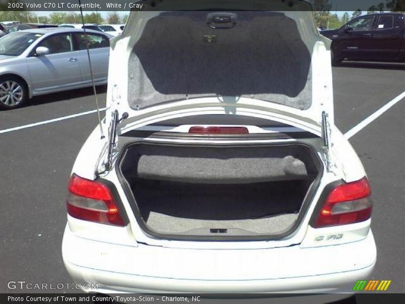 White / Gray 2002 Volvo C70 LT Convertible