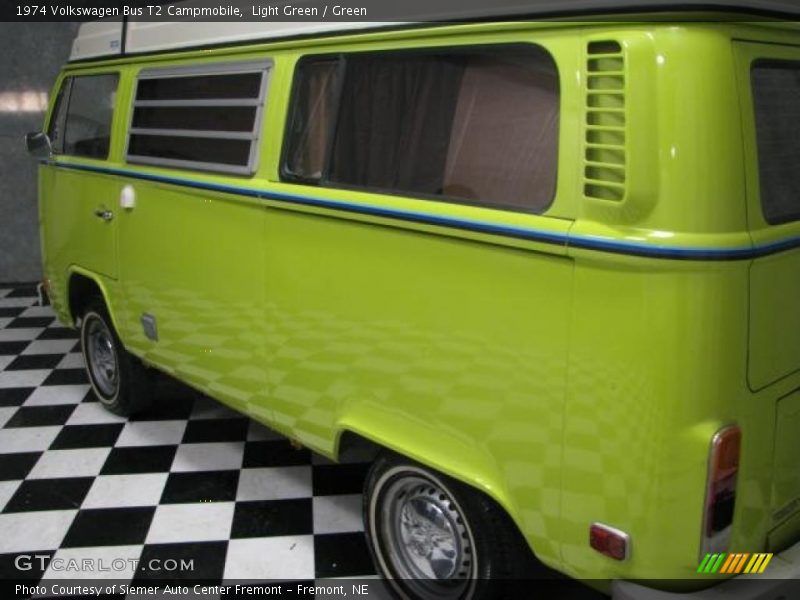 Light Green / Green 1974 Volkswagen Bus T2 Campmobile
