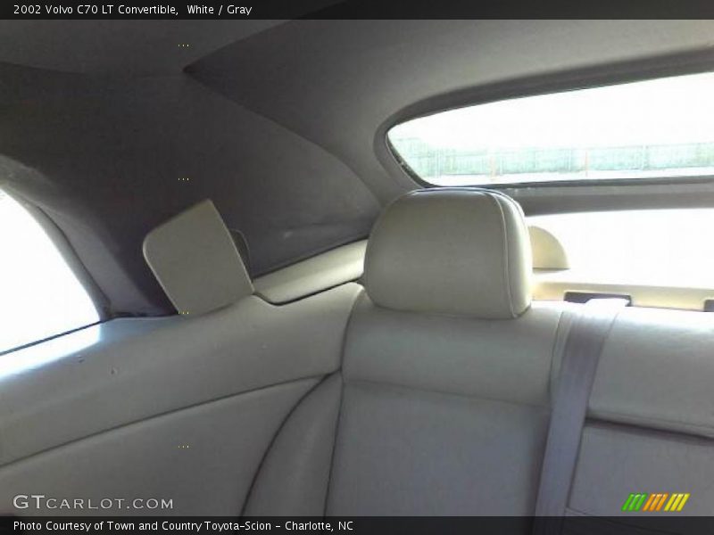 White / Gray 2002 Volvo C70 LT Convertible