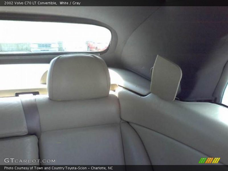 White / Gray 2002 Volvo C70 LT Convertible