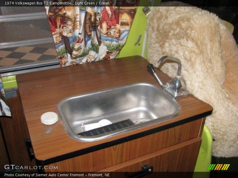 Light Green / Green 1974 Volkswagen Bus T2 Campmobile