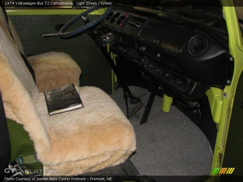 Light Green / Green 1974 Volkswagen Bus T2 Campmobile