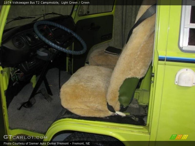 Light Green / Green 1974 Volkswagen Bus T2 Campmobile