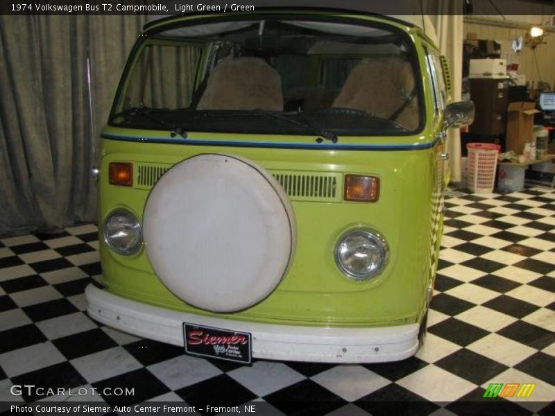 Light Green / Green 1974 Volkswagen Bus T2 Campmobile