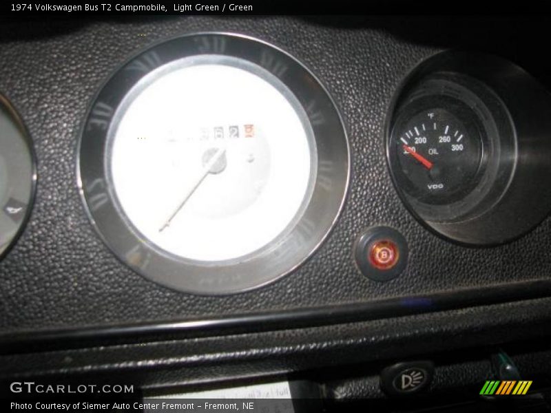 Light Green / Green 1974 Volkswagen Bus T2 Campmobile