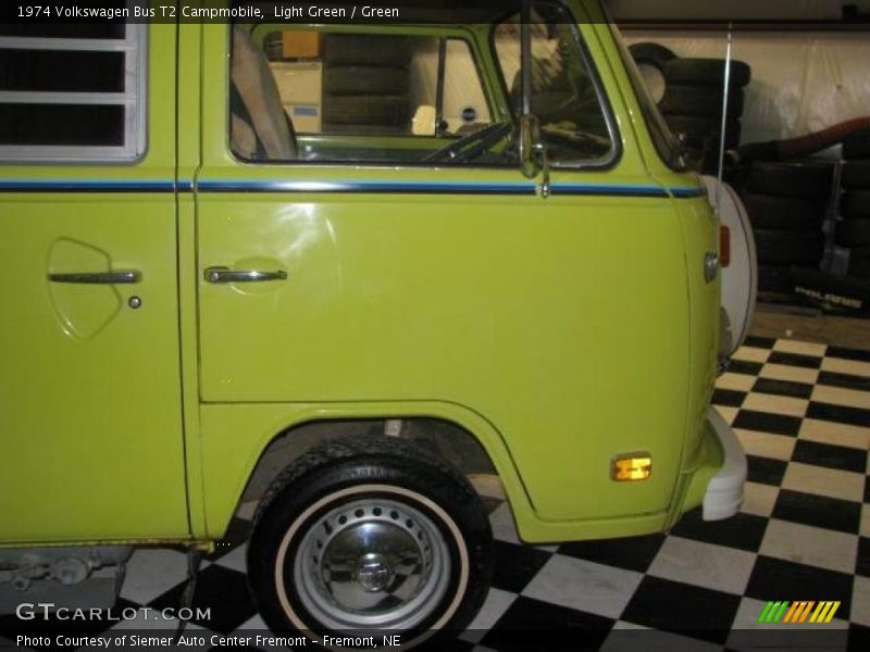 Light Green / Green 1974 Volkswagen Bus T2 Campmobile