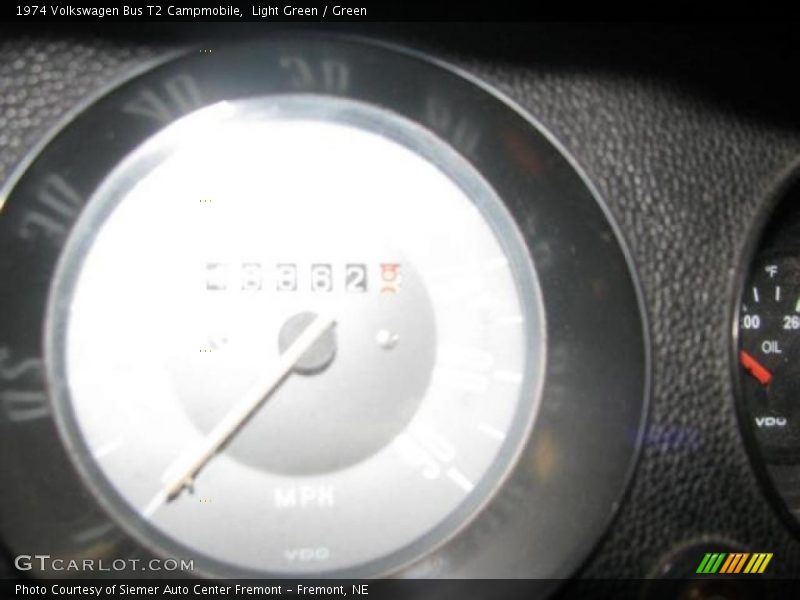 Light Green / Green 1974 Volkswagen Bus T2 Campmobile