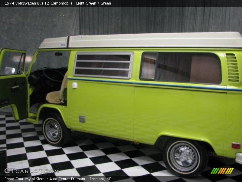 Light Green / Green 1974 Volkswagen Bus T2 Campmobile