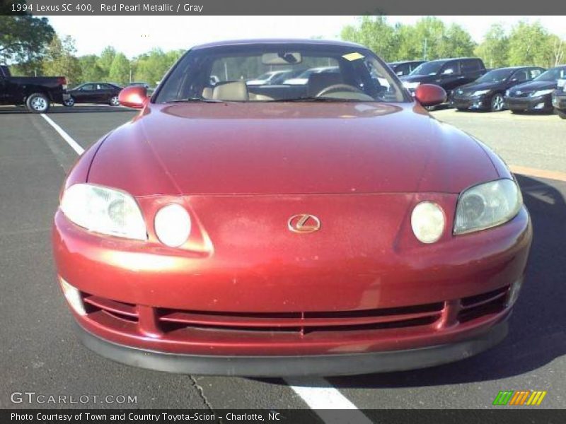 Red Pearl Metallic / Gray 1994 Lexus SC 400