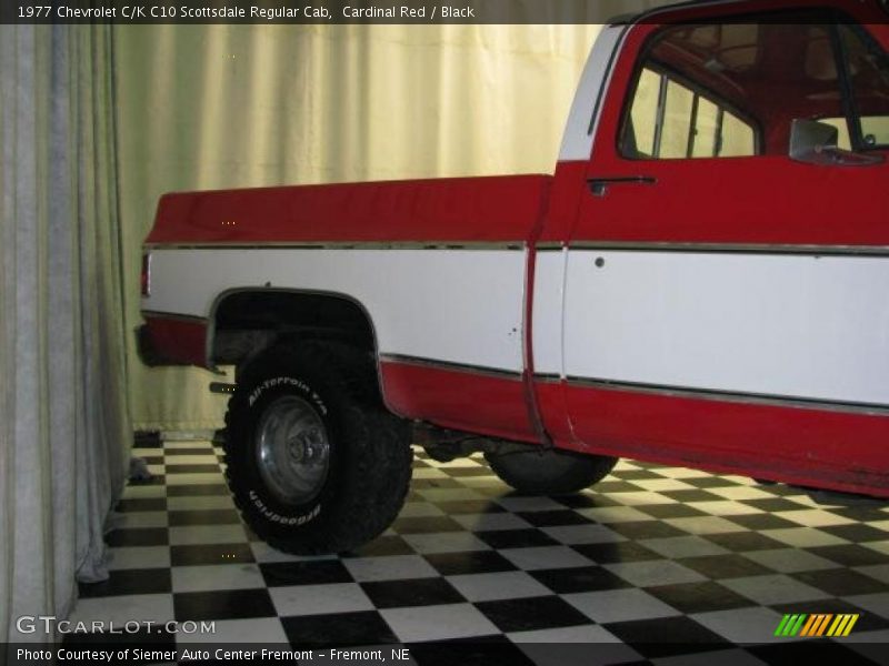 Cardinal Red / Black 1977 Chevrolet C/K C10 Scottsdale Regular Cab