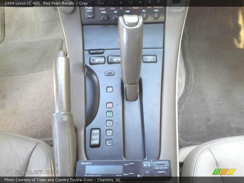 Red Pearl Metallic / Gray 1994 Lexus SC 400